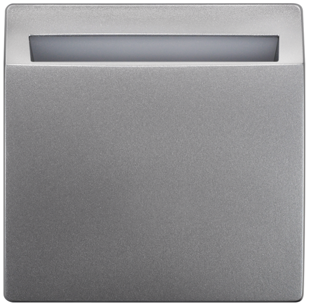INTERRUPTOR DE CARTÃO DE HOTEL ILUMINADO METÁLICO PLATINADO 5TG48301 SIEMENS