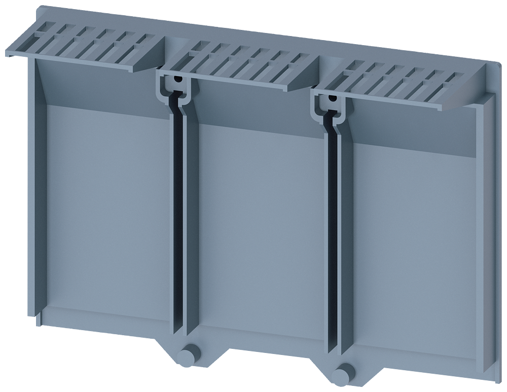 [Imagem PLACA ISOLANTE PROLONGADA DE 3 POLOS 1 PEÇA ACESSÓRIOS PARA: 3VA1 250 3VA92110WJ30 SIEMENS]