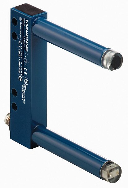 [Imagem SENSOR FOTOELÉTRICO FORQUILHA 50X60MM 12-24VCC M8  XUVR0605PBNM8 TELEMECANIQUE]