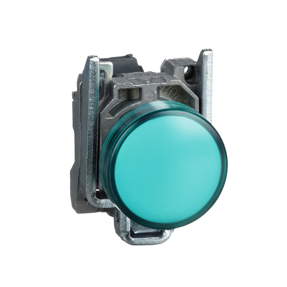 [Imagem SINALIZADOR MODULAR Ø22MM METÁLICO, LED, VERDE, 24VCA/CC XB4BVB3 SCHNEIDER]
