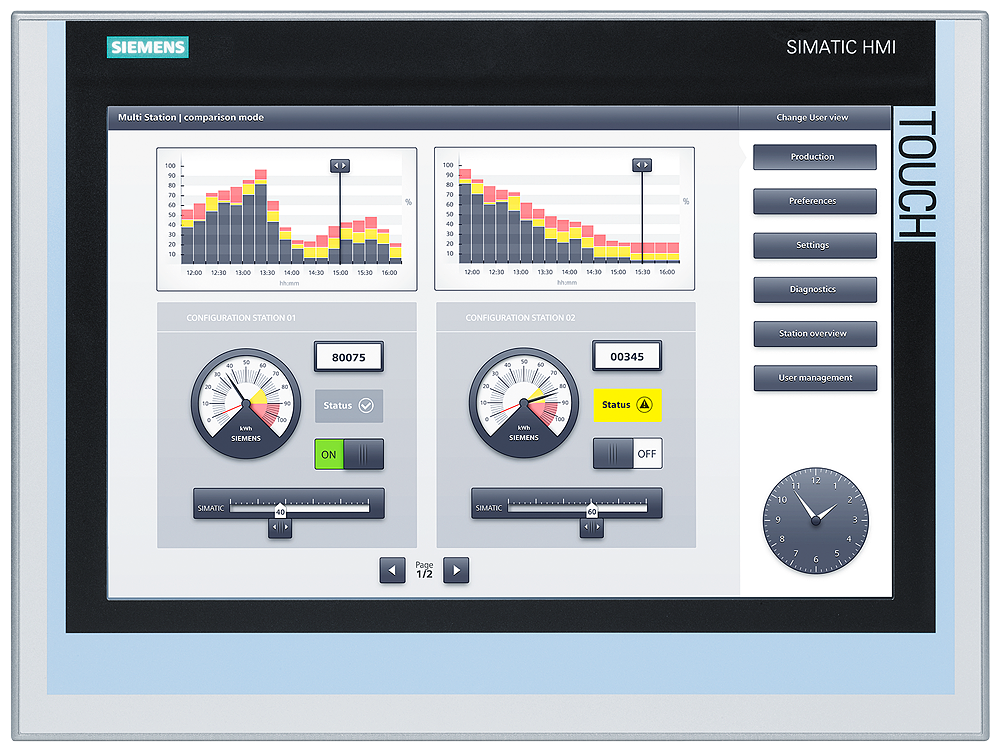 [Imagem do produto SIPLUS HMI TP1500 COMFORT 15" 6AG11240QC024AX1 SIEMENS]