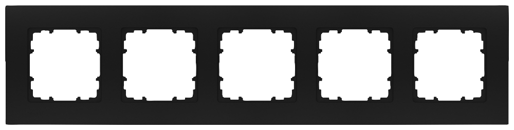 MIRO PLÁSTICO PRETO SUAVE MOLDURA 5X 5TG11150SB SIEMENS
