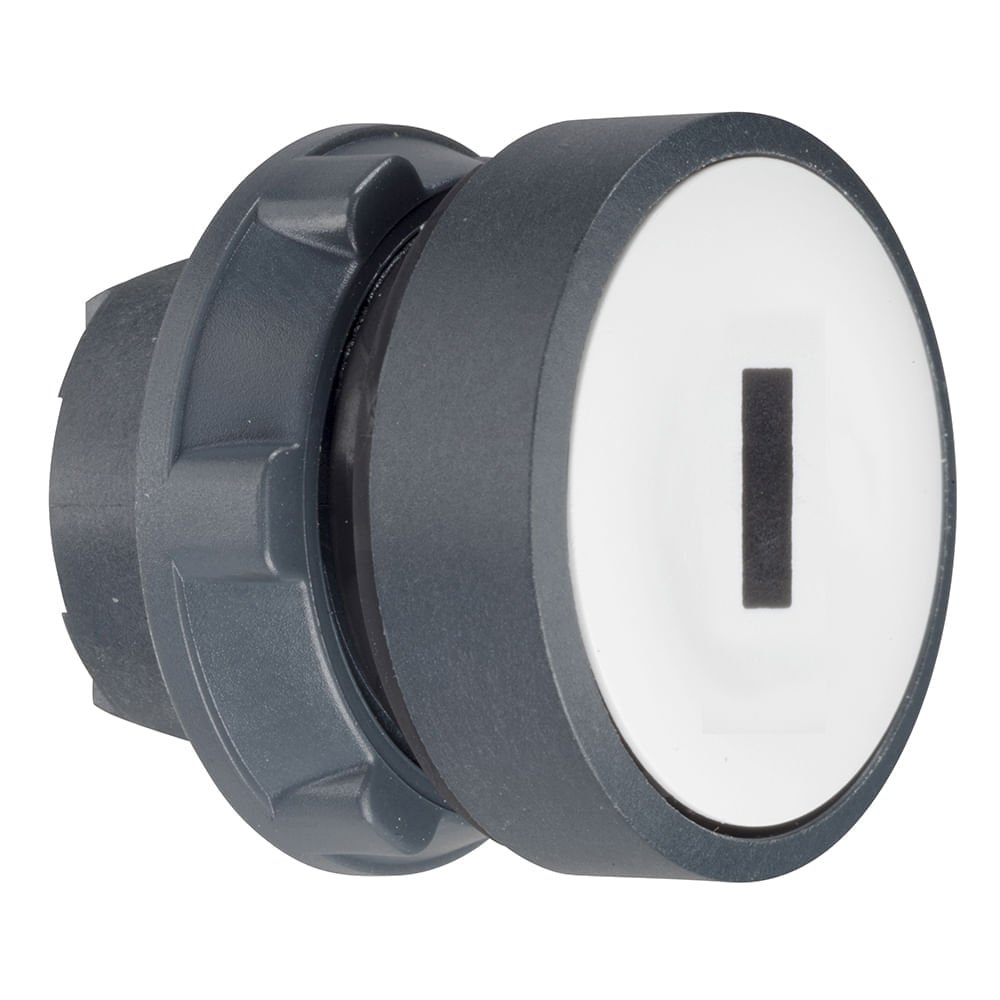 [Imagem CABEÇOTE PARA BOTÃO LUMINOSO MODULAR Ø22MM PLÁSTICO, PARA LÂMPADA BA9S, BRANCO ZB5AW31 SCHNEIDER]
