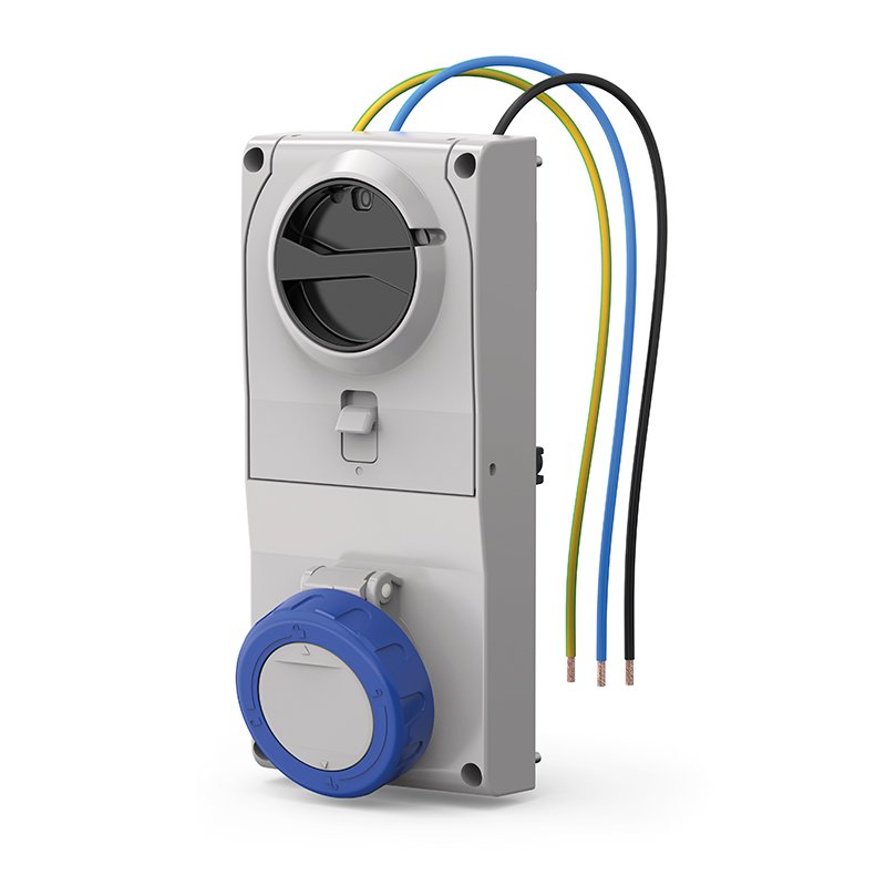 [Imagem do produto TOMADA DE EMBUTIR COM FUSÍVEL .2P+T 16A 6H 408.1683 SCAME]