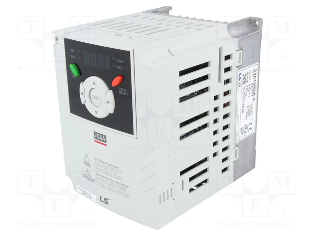 [Imagem INVERSOR DE FREQUÊNCIA TRIFÁSICO 1,5KW 4A 380/480V 50/60HZ SV015IG5A4 LS ELECTRIC]