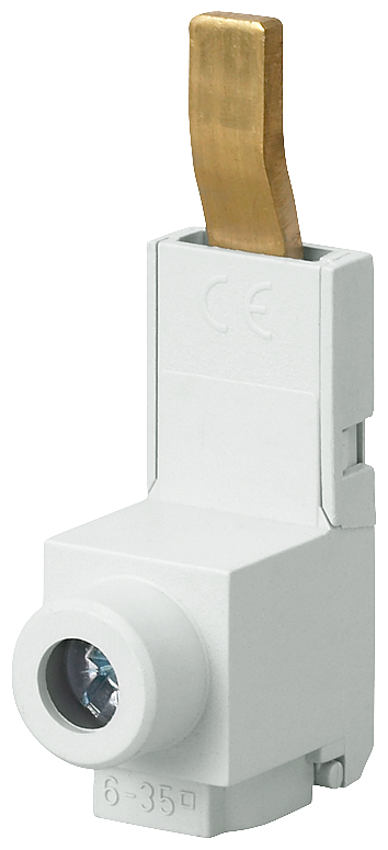 [Imagem TERMINAL DE CONEXÃO 35MM2 PARA BARRAMENTOS DE PERNO SEGUNDO UL 508 5ST37700HG SIEMENS]