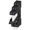 [Imagem RELÉ DE ENCAIXE APARELHO COMPLETO CC24V, 2W, MÓDULO LED VERMELHO BASE LZS:RT4B4L24 SIEMENS]