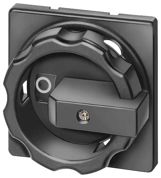 [Imagem do produto ACIONAMENTO ROTATIVO, BOTÃO DE ACIONAMENTO PRETO, PARA FIXAÇÃO FRONTAL COM QU 3LD92841B SIEMENS]