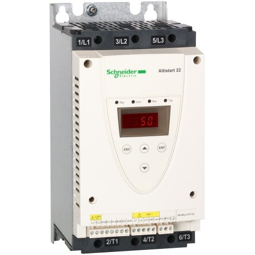 [Imagem do produto SOFT-STARTER / SOFT-STOP, 47 A, TRIFÁSICA 230-500 V AC, 11-30 KW ATS22D47S6 SCHNEIDER]
