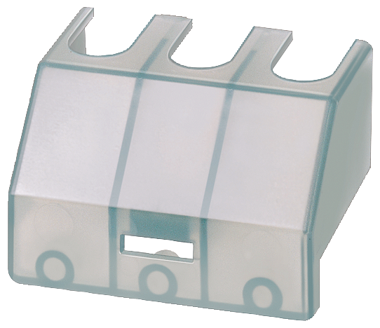 [Imagem do produto COBERTURA DE TERMINAIS, DE 3 POLOS, PARA 25A E 32A, ACESSÓRIOS 3LD92210A SIEMENS]