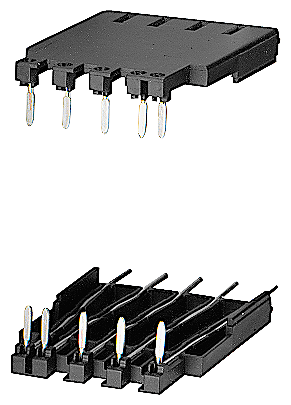 [Imagem ADAPTADOR PARA PINO DE SOLDA PARA CONTATORES COM UM CONTATO AUXILIAR INTEGR.  3RT19164KA1 SIEMENS]