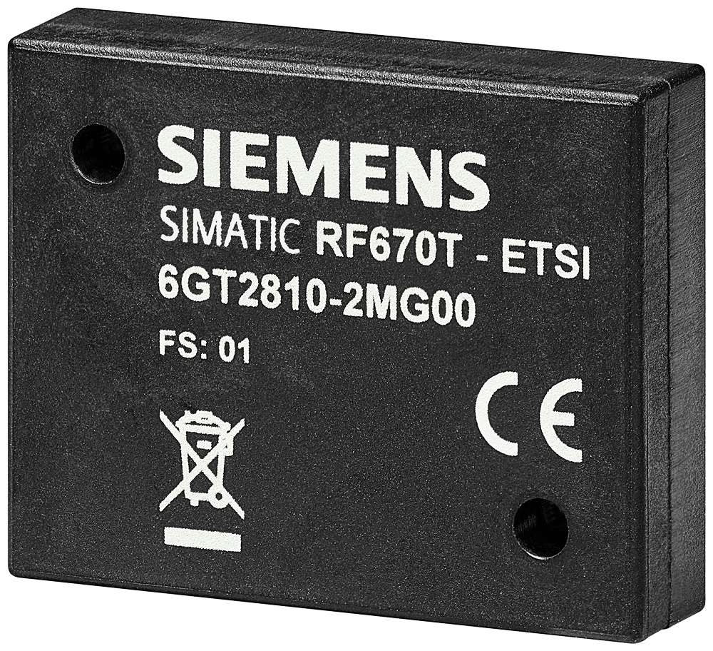TRANSPONDER RF670T LOGÍSTICA EM METAL 6GT28102MG00 SIEMENS