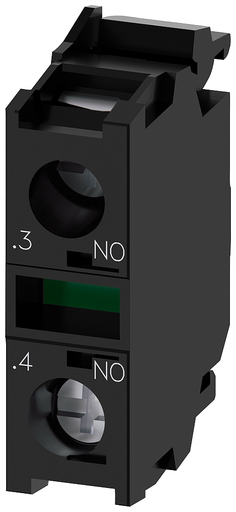 MÓDULO DE CONTATOS COM 1 ELEMENTO DE CONTATO 1NA CONTATOS DOURADOS CONEXÃO 3SU14001AA101LA0-ZX90 SIEMENS