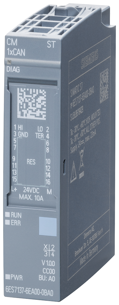 [Imagem ET200SP: CM CAN 6ES71376EA000BA0 SIEMENS]