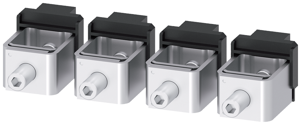 TERMINAL COM MOLDURA 4 PÇS. PARA 3VA5/6 400/600 3VA94740JA13 SIEMENS