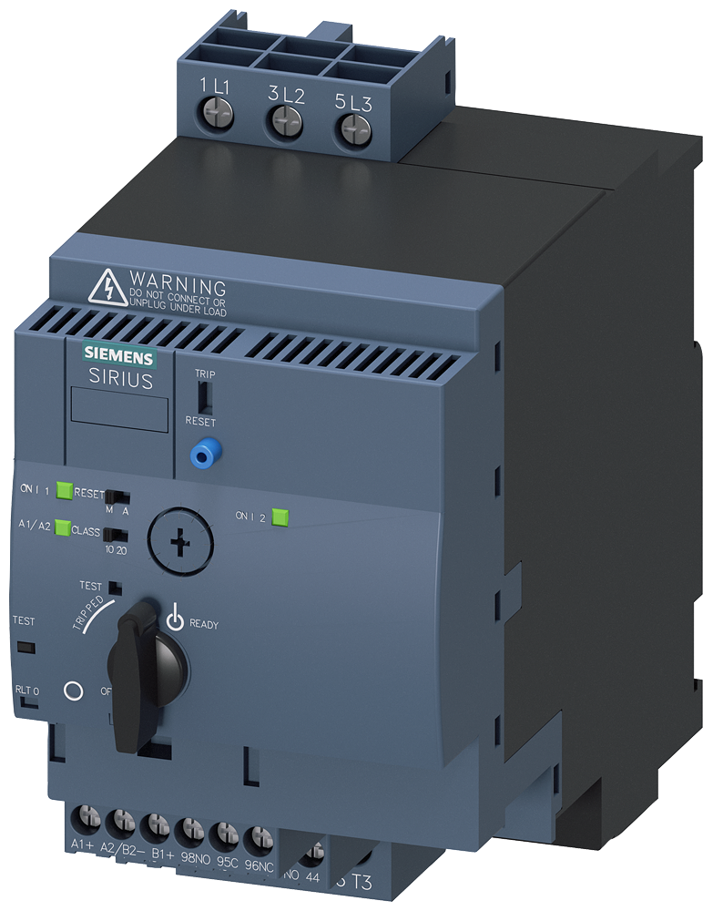 [Imagem 3RA6 REVERSA 3-12A 24VCA/CC BORNES P/C 3RA62501DB32 SIEMENS]