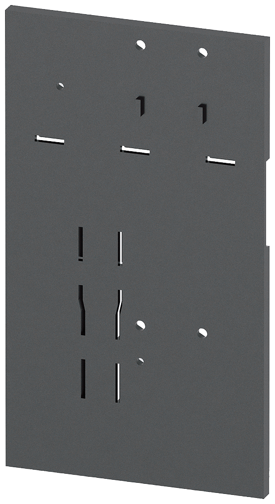 [Imagem ADAPTADOR PARA TRILHOS DIN ACESSÓRIOS PARA: DISJUNTOR 3VA1 160, DE 3 E 4 POLOS 3VA91870SH20 SIEMENS]