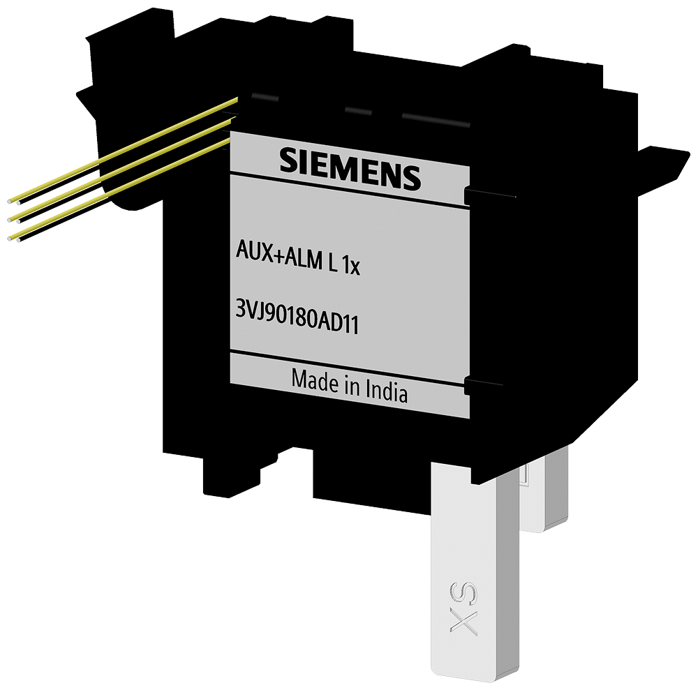 [Imagem CONTATO AUX 1NAF+ALARME 1NAF 5A 3VJ10 3VJ90180AD11 SIEMENS]