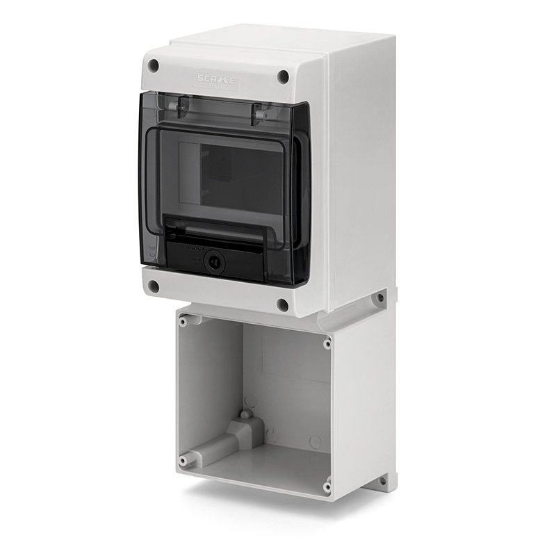 [Imagem do produto CAIXA MODULAR 6 DIN + 1 TOMADA OMNIA 572.0317 SCAME]