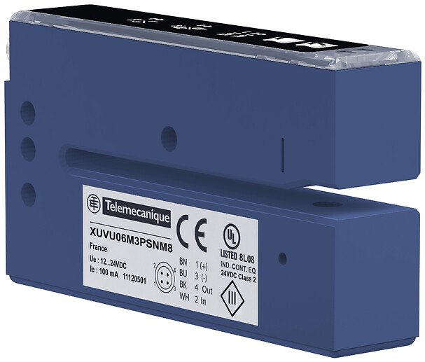 [Imagem SENSOR ULTRASONICO FORQUILHA 12-24VCC M8  XUVU06M3NSNM8 TELEMECANIQUE]