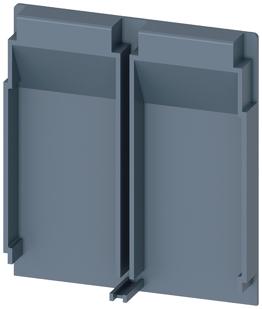 PLACA DE ISOLAMENTO ESTENDIDA DE 2 POLOS 1 PEÇA ACESSÓRIOS PARA: 3VM11 3VM91110WJ20 SIEMENS