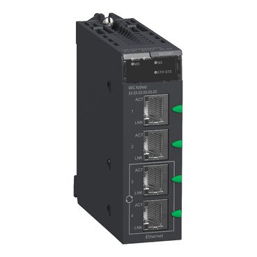 [Imagem MODULO X80 ETHERNET/IP E MODBUS TCP/IP BMXNOC0401 SCHNEIDER]