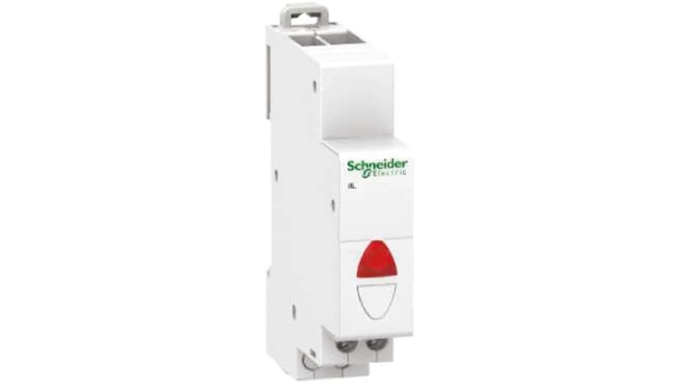 [Imagem SINALIZADOR MODULAR LUMINOSO ACTI9 IIL SIMPLES VERMELHO 12 48V A9E18330 SCHNEIDER]