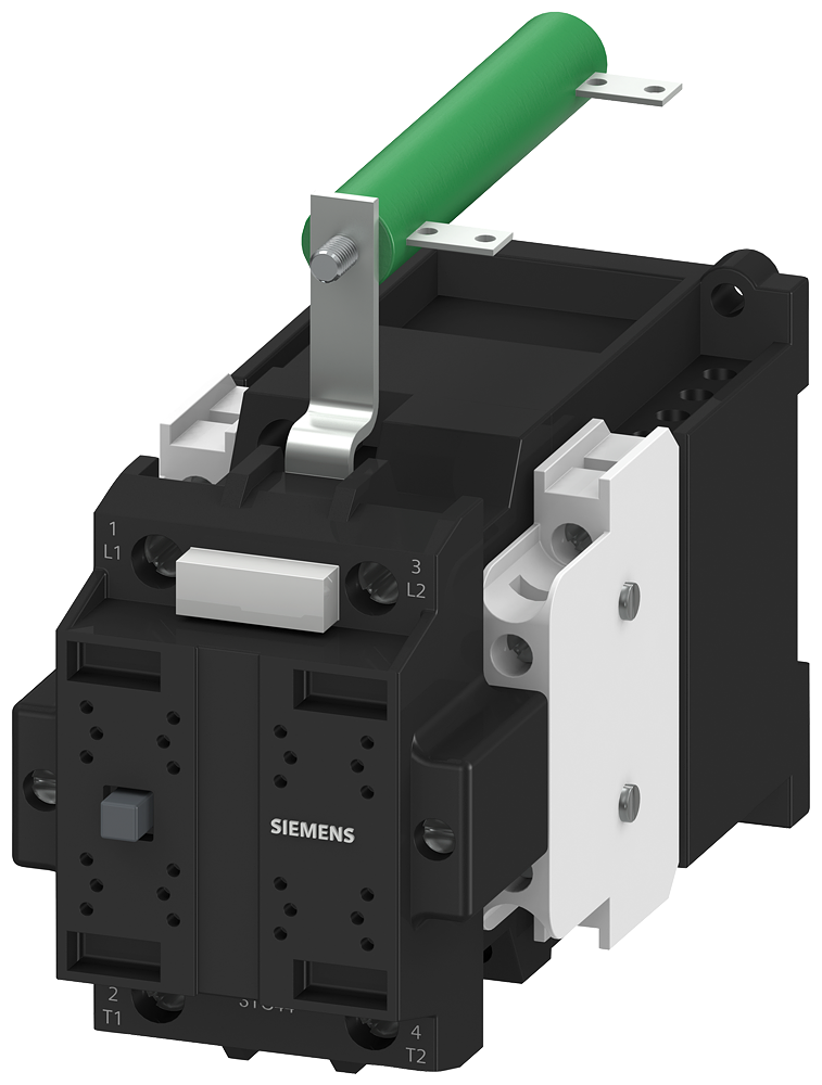 CONTATOR TAM. 2 DE 2 POLOS CC-3 E 5 32A INTERRUPTOR AUXILIAR 22 (2NO+2NC) CO 3TC44170CV4 SIEMENS