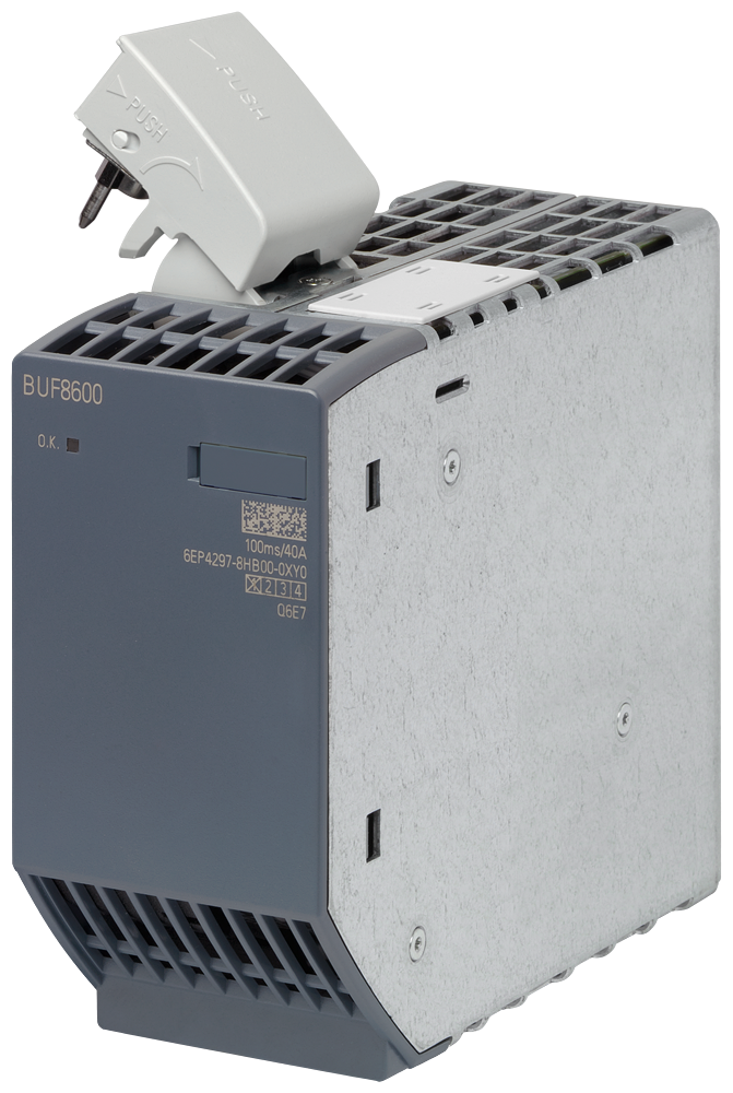 [Imagem MÓDULO DE BUFFER SITOP BUF8600 P/ SITOP PSU8600 COM CAPACIDADE BUFFER 100MS/40A 6EP42978HB000XY0 SIEMENS]