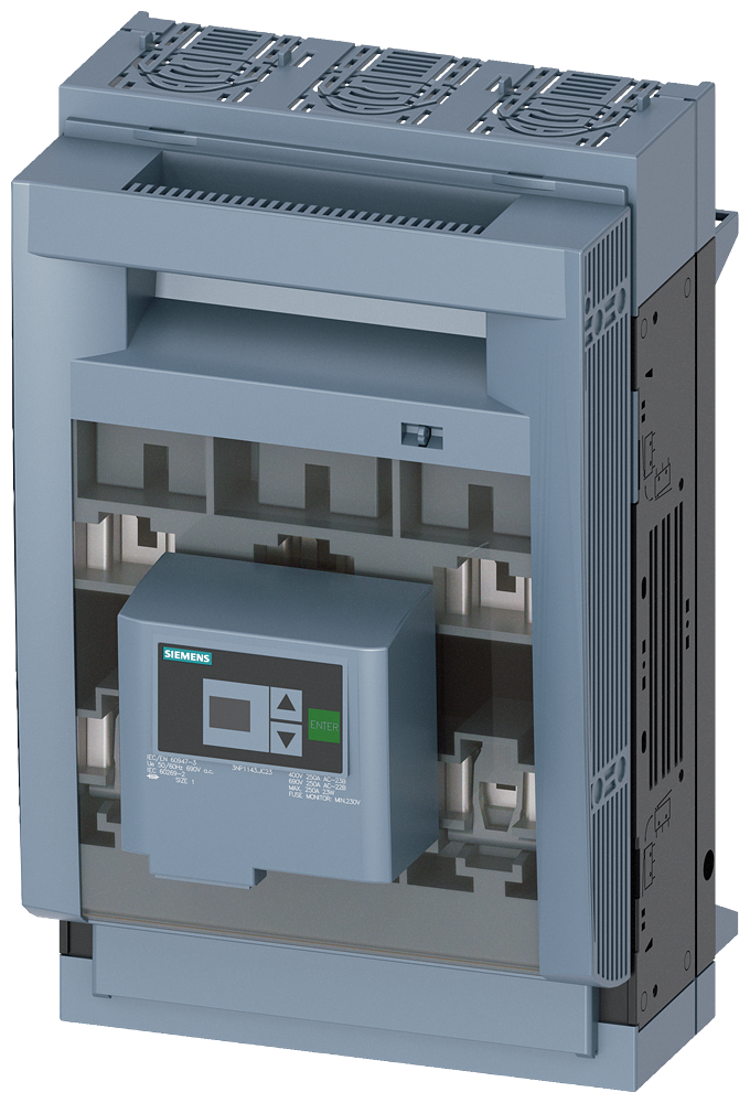 SECCIONADORA-FUSÍVEL SOB CARGA 3NP1 DE 3 POLOS NH1 250 A 3NP11431JC23 SIEMENS