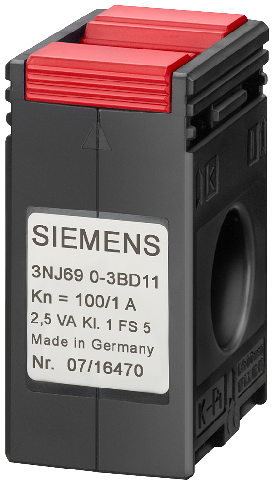 [Imagem do produto ACESSÓRIOS PARA SECCIONADOR DE CORTE EM CARGA COM FUSÍVEIS EM LINHA, ENCAIXÁVEIS 3NJ69203BE11 SIEMENS]