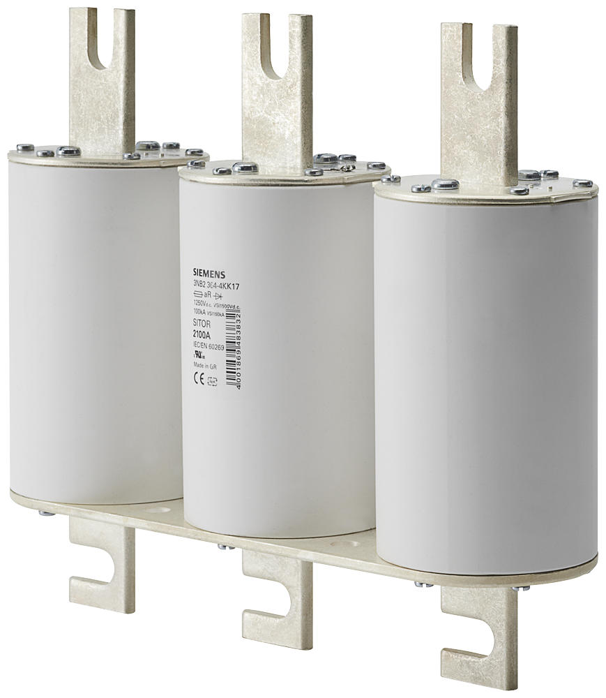ELEMENTO DE FUSÍVEL SITOR COM CONTATOS DE FACA RANHURADOS 3 X NH3L IN: 2400 A 3NB23664KK17 SIEMENS