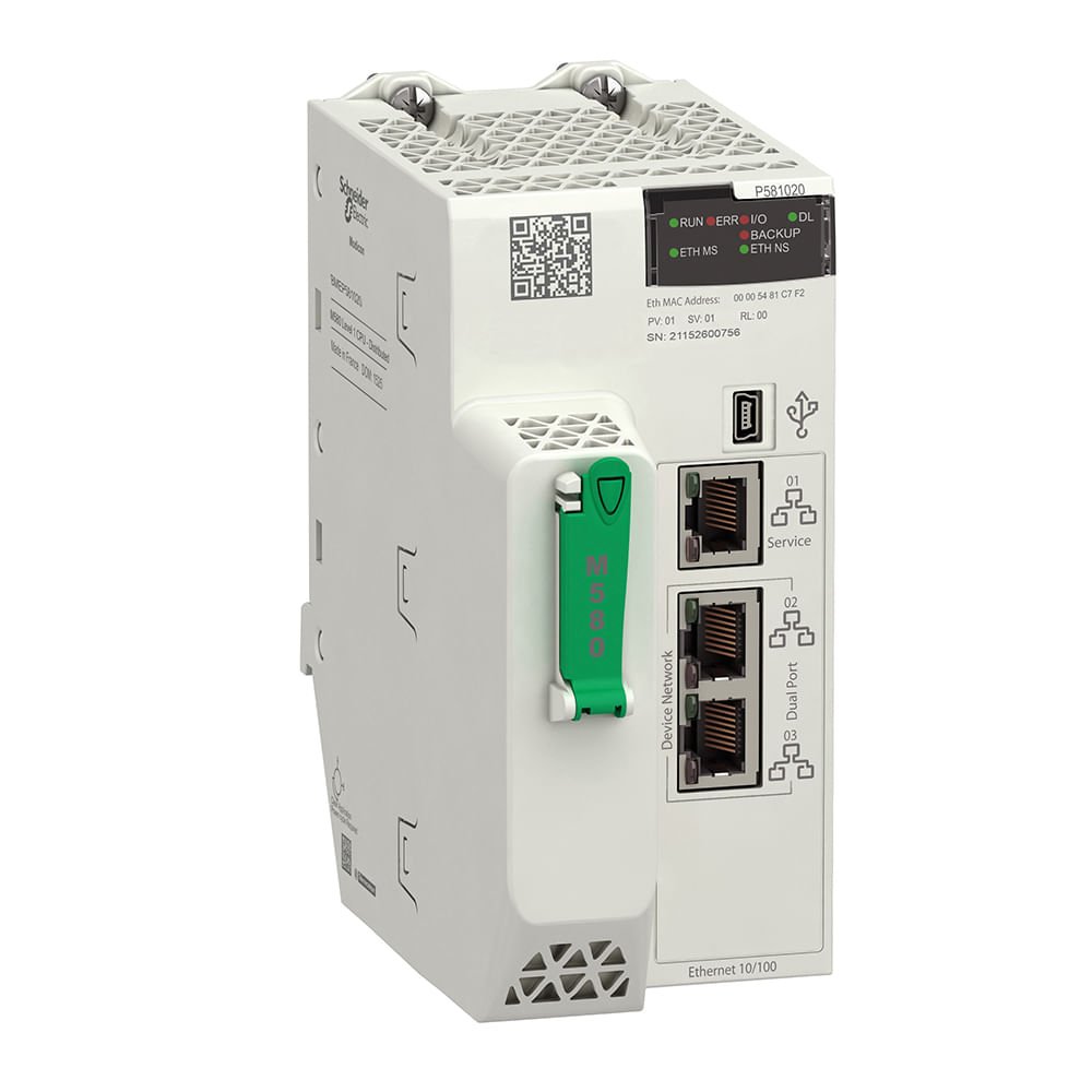 [Imagem UNIDADE DE PROCESSAMENTO NÍVEL 1 MODICON M580  BMEP581020 SCHNEIDER]