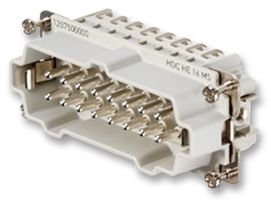 [Imagem do produto PORTA CONTATO MACHO HDC HE 16P MS TAM 6 SC: 2,5 500V 16A 1207500000 WEIDMULLER]