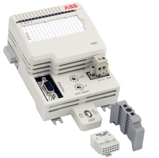 [Imagem CONECTOR INTERFACE PROFIBUS FCI S800 CI801 3BSE022366R1 ABB]