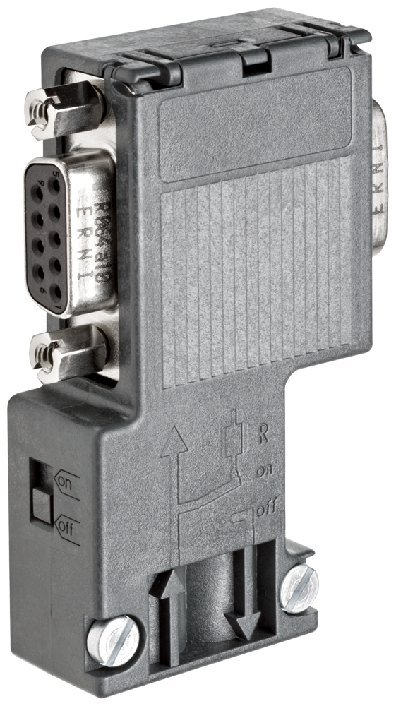 [Imagem CONECTOR PARA PROFIBUS 12 MBIT/S SAÍDA CABO 90 GRAUS SIMATIC DP 6ES79720BB120XA0 SIEMENS]