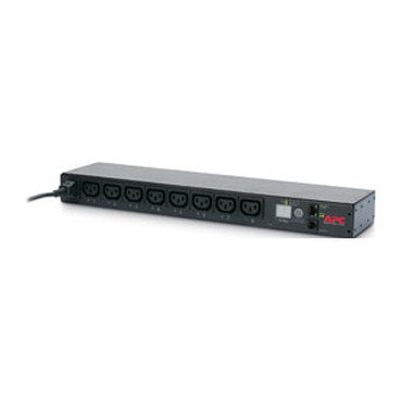 [Imagem RACK DE COMUTAÇÃO DA PDU (UDE) DE 1 U 12 A/208 V 10 A/230 V (8) C13 AP7920B SCHNEIDER]