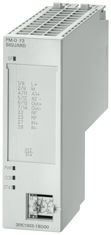 PM-D F3 PARA PARTIDA DO MOTOR MÓDULO POWER FAILSAFE AMPLIAÇÃO PARA PM-D F 1/2 3RK19031BD00 SIEMENS