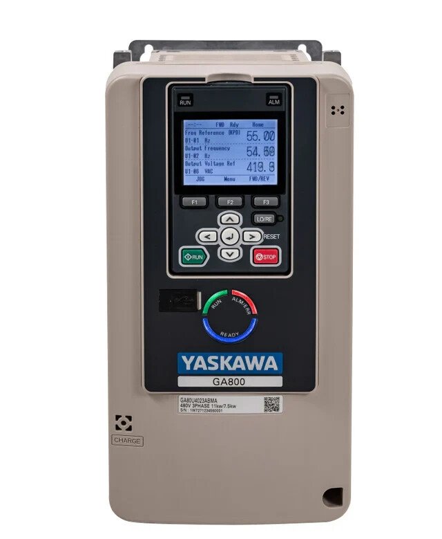 [Imagem do produto INVERSOR DE FREQUÊNCIA TRIFÁSICO 200 VAC C/ TRANSISTOR FRENAGEM 50CV 138A YASKAWA]