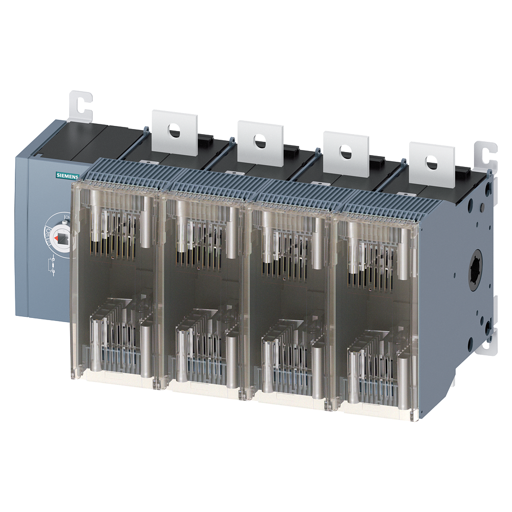 SECCIONADOR DE CORTE EM CARGA COM FUSÍVEL 800A TAM. 5 DE 4 POLOS PARA FUSÍV 3KF54800LF11 SIEMENS