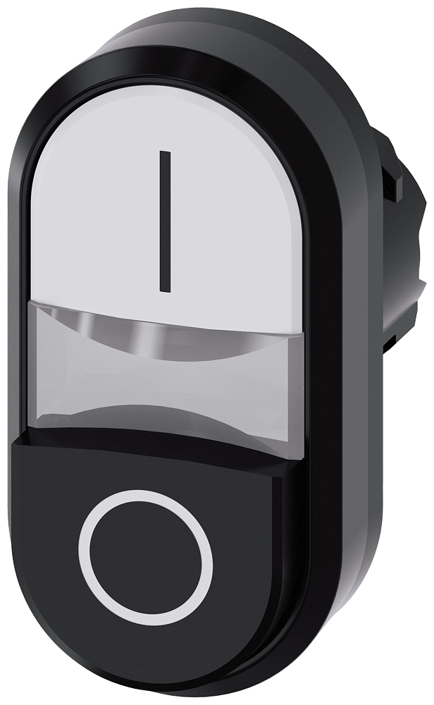 [Imagem do produto FRONT BOTAO DUPL PLAS ILU SAL"I/O" PT/BR 3SU10013BB610AK0 SIEMENS]