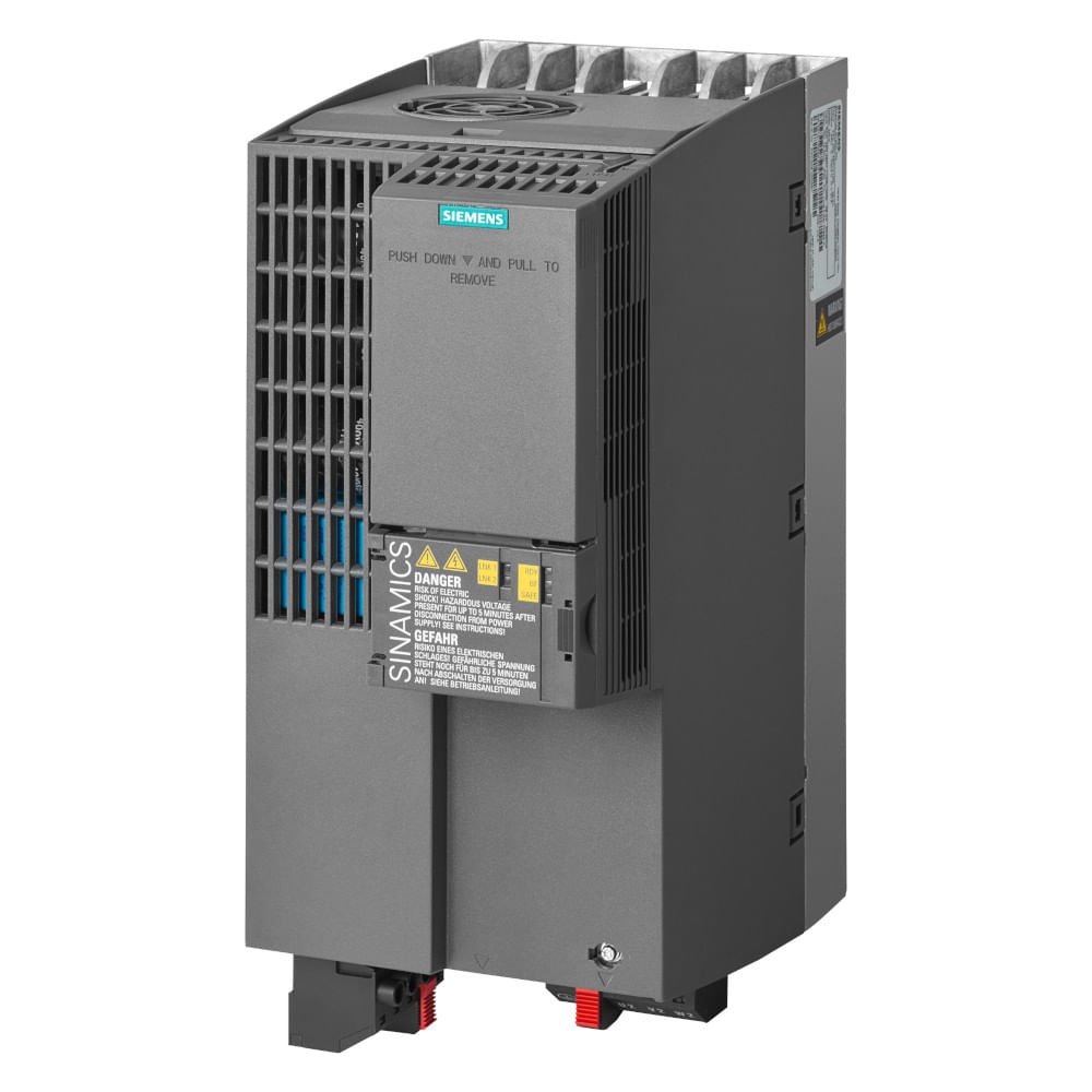 [Imagem INVERSOR DE FREQUÊNCIA TRIFÁSICO 18,5KW 37A 380/480V 50/60HZ PROFIBUS-DP SINAMICS G120C 6SL32101KE238AP1 SIEMENS]