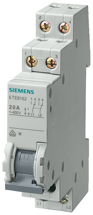 INTERRUPTOR DE PASSAGEM 20 A 2W 5TE8162 SIEMENS
