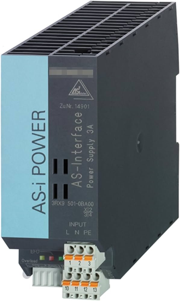 [Imagem FONTE DE ALIMENTAÇÃO AS-I E120/230VCA S30VCC 3A IP20 3RX95010BA00 SIEMENS]