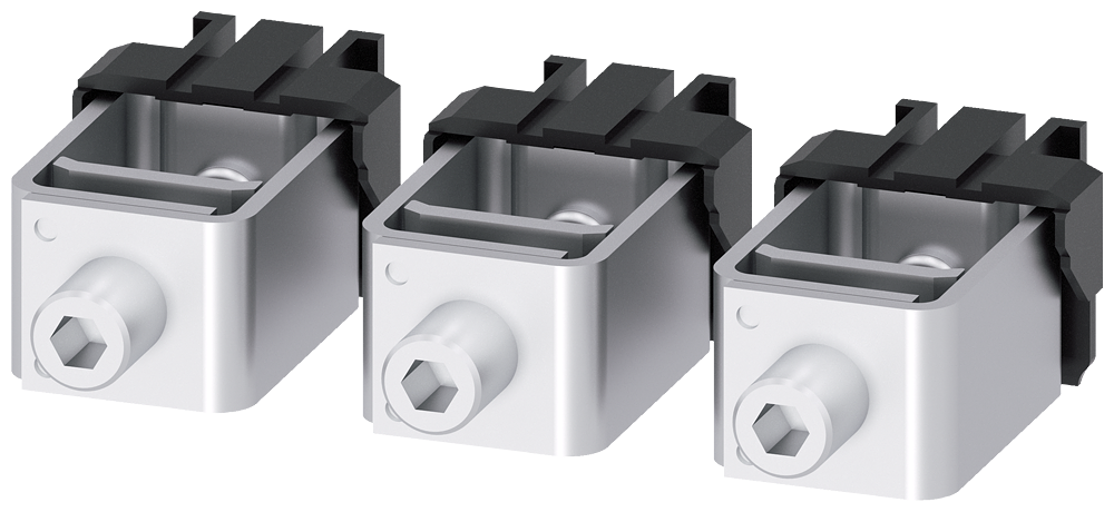 [Imagem BORNE CABO 50/185MM TRIPOLAR PARA DISJUNTOR 3VA92530JA12 SIEMENS]