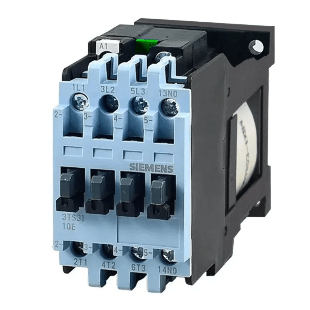 [Imagem do produto CONTATOR 12A 24V CC 1NA 3TS31100BB4 SIEMENS]