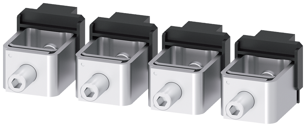 TERMINAL COM MOLDURA 4 PÇ. ACESSÓRIOS PARA: 3VM13/14 3VM94840JA13 SIEMENS