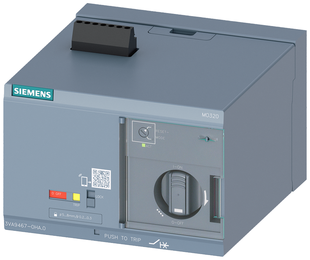 ACIONAMENTO MOTORIZADO 24-60V CC PARA 3VA53/54; 3VA63/64 3VA94470HA10 SIEMENS