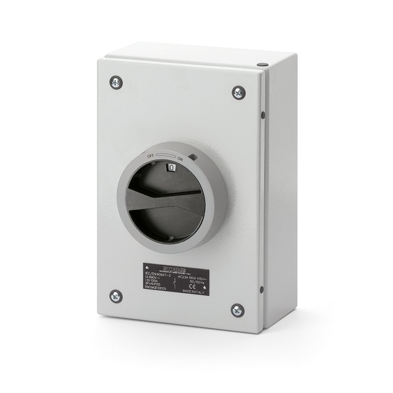 [Imagem INTERRUPTOR NA CAIXA 200A 3P IP65 590.KGE20003-C SCAME]
