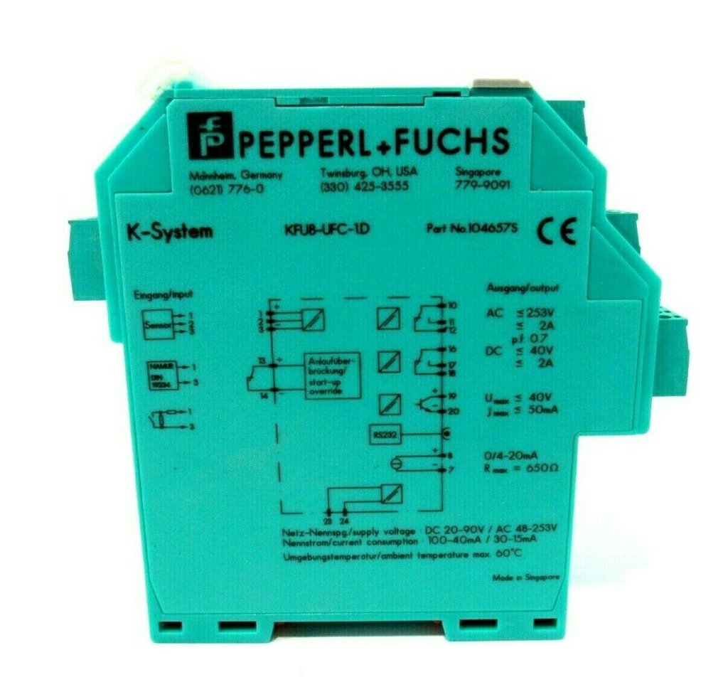 [Imagem do produto CONVERSOR DE FREQUÊNCIA 10KW 253V 50/60HZ KFU8UFC1D PEPPERL FUCHS]